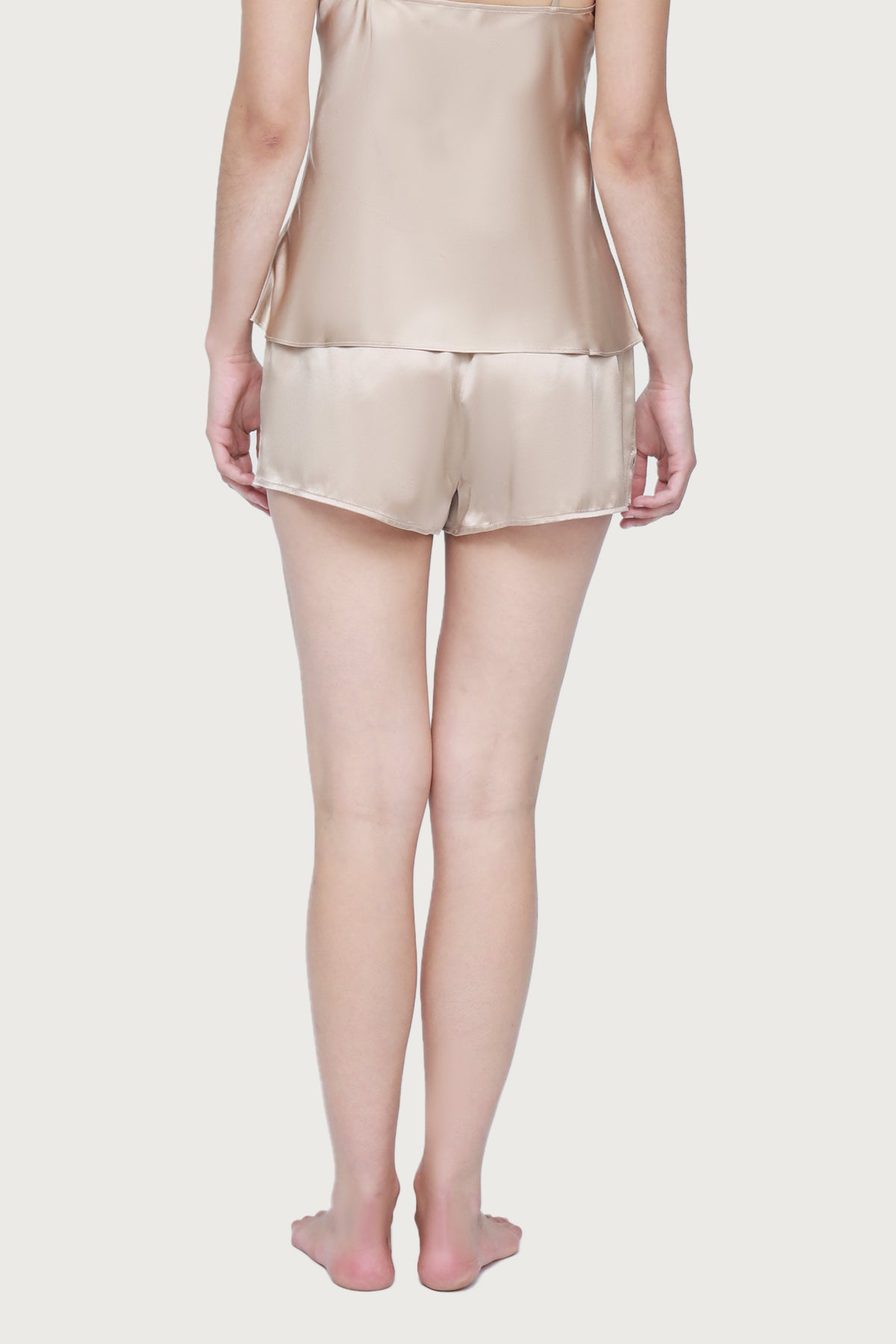 The Silk Short By GINIA In Mink