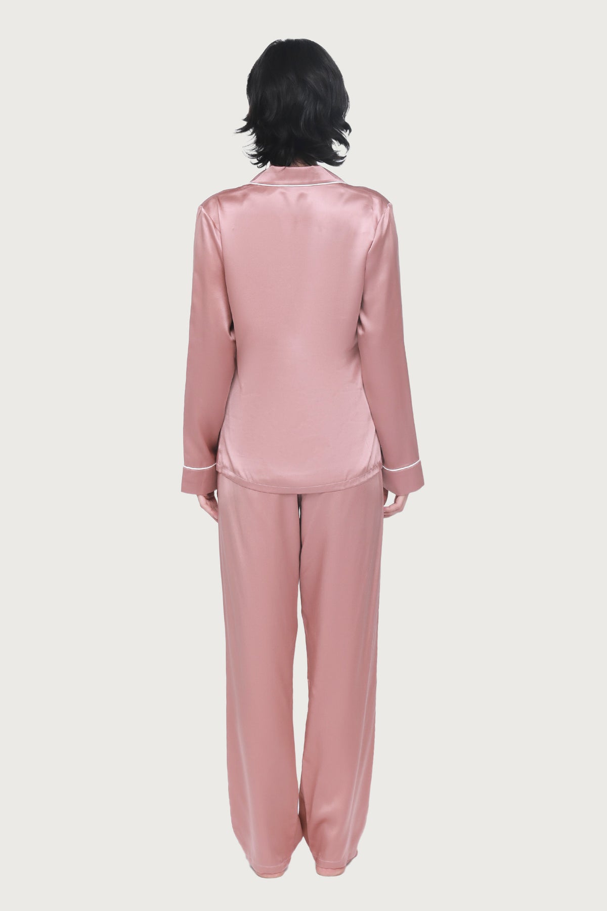 The Fine Finishes Pyjama By GINIA In Mauve