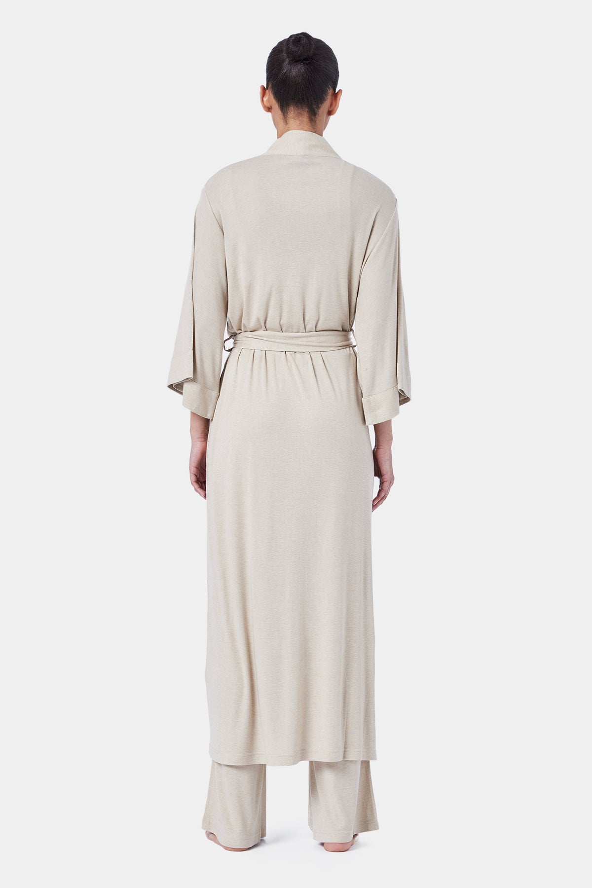 The Delilah Robe By GINIA In Oat